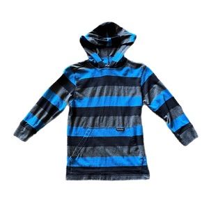 Distortion long sleeve hoodie shirt